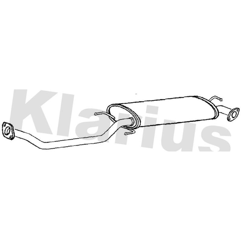 Klarius Box With Centre Pipe Centre TY856D