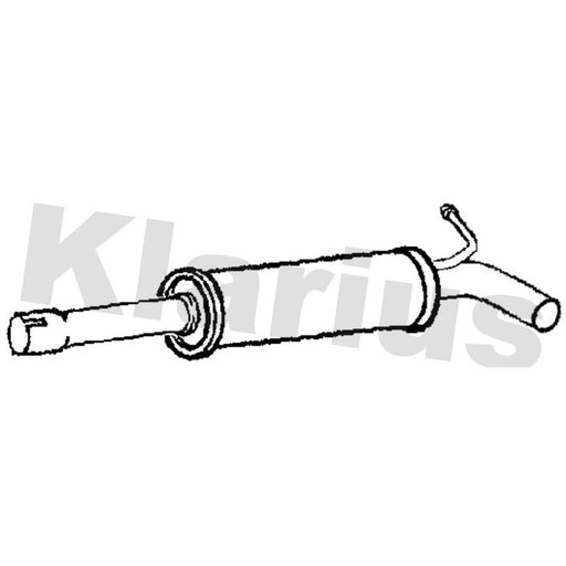 Klarius Box With Front Pipe Front VW1197V