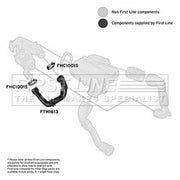 First Line Intercooler Turbo Charge Air Hose FTH1613
