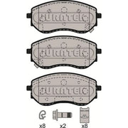 Juratek Front Brake Pad Set JCP8071