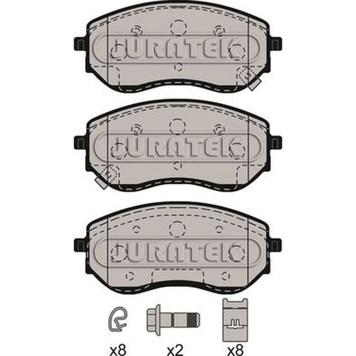 Juratek Front Brake Pad Set JCP8071