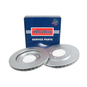 Borg & Beck 2 x Front Brake Discs BBD5219
