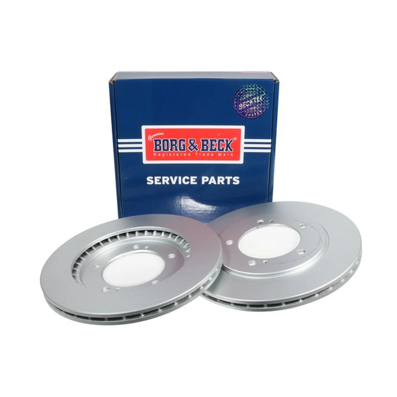 Borg & Beck 2 x Front Brake Discs BBD5219