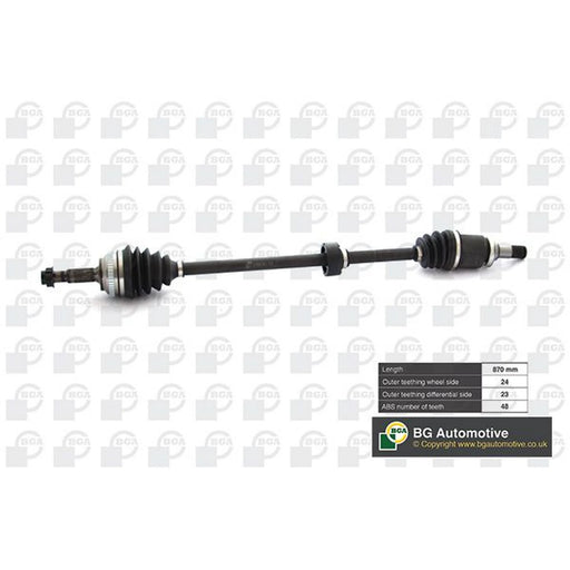 BGA CV Drive Shaft Driveshaft Front Right DS7605RA