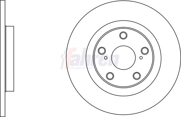 Fahren Brake Disc Set Solid