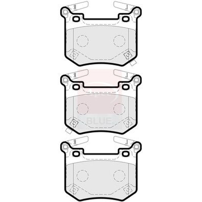Apec Rear Brake Pad Set PD3922