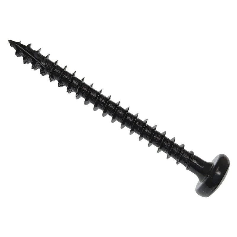 ForgeFix Spectre™ PZ Compatible Wood Screw Pan Black 4.0 x Box 200 25-40mm