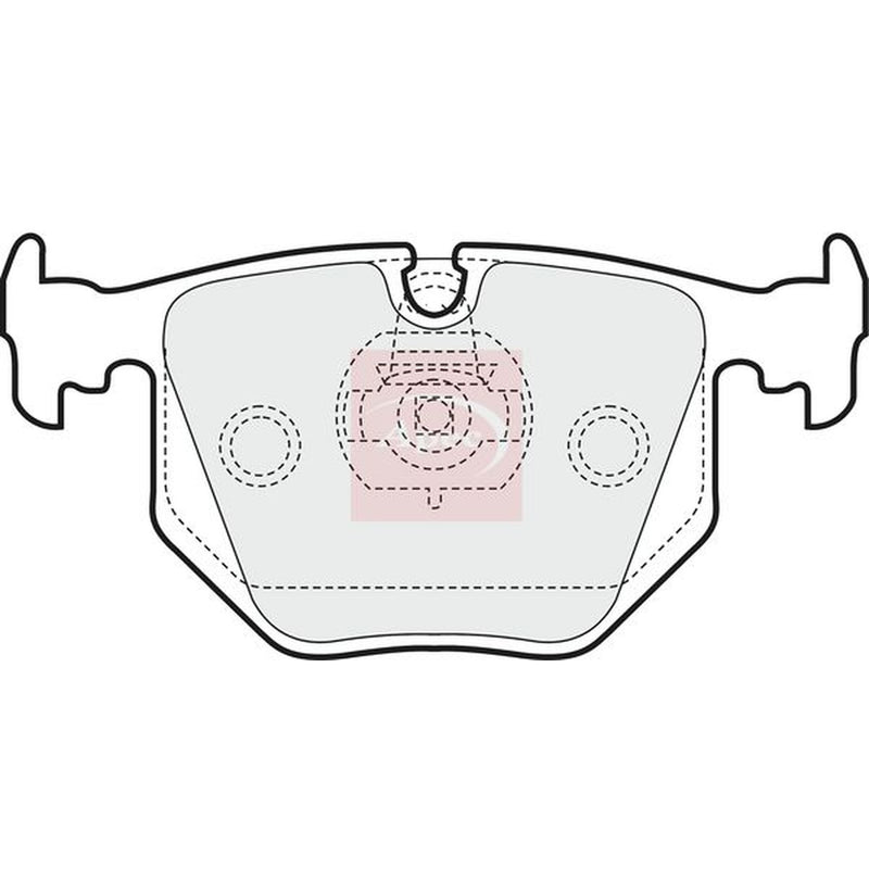 Apec Rear Brake Pad Set PAD1431