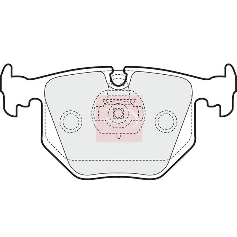Apec Rear Brake Pad Set PAD1431