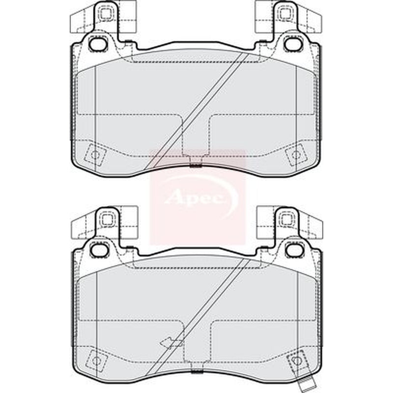 Apec Front Brake Pad Set PAD2260