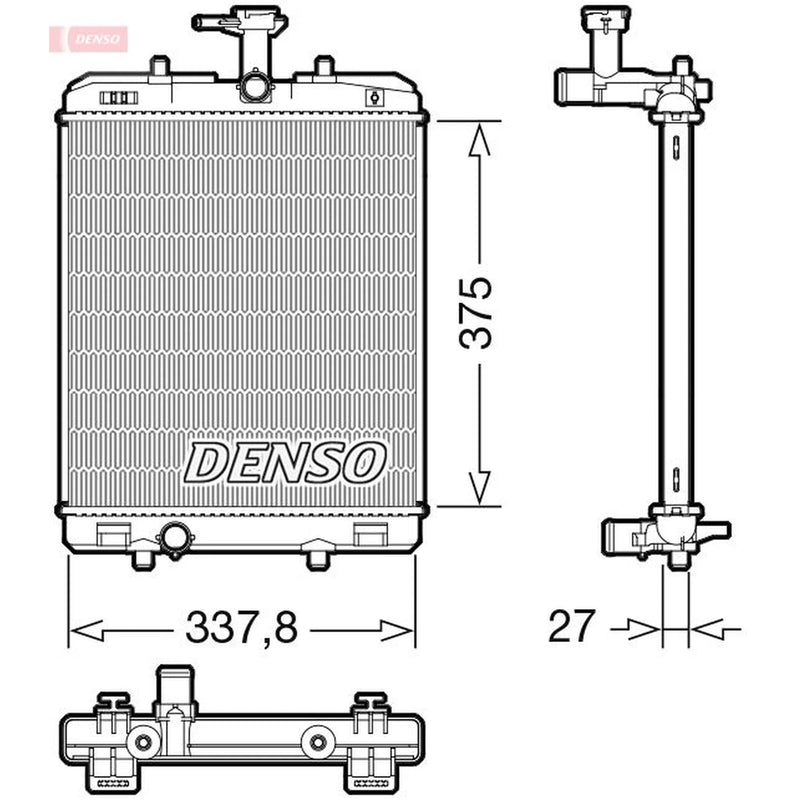 Denso Engine Radiator DRM50134
