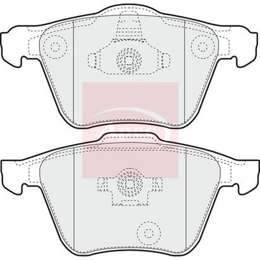 Apec Front Brake Pad Set PAD1335