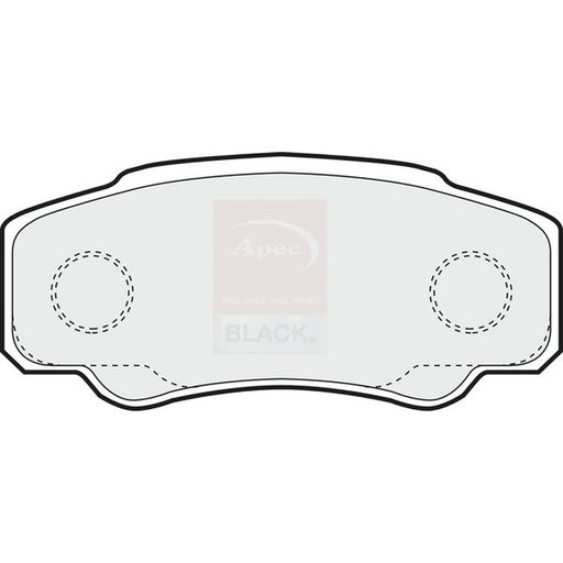Apec Rear Brake Pad Set PAD1261B