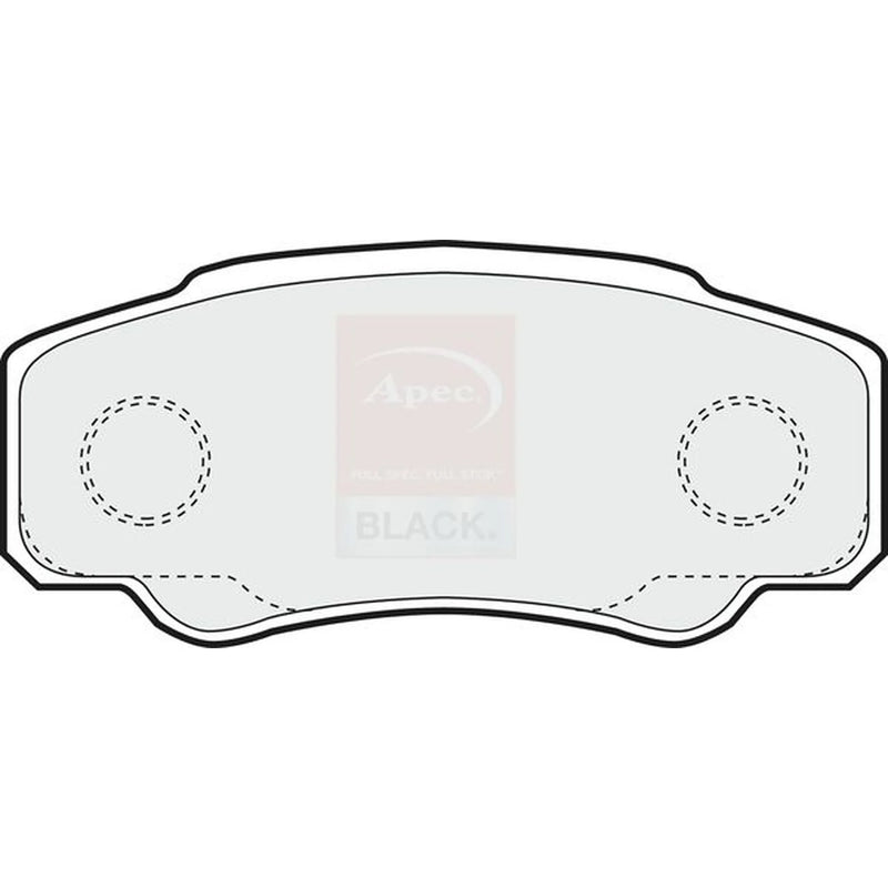 Apec Rear Brake Pad Set PAD1261B