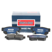 Borg & Beck 4 x Rear Brake Pad Set BBP1787