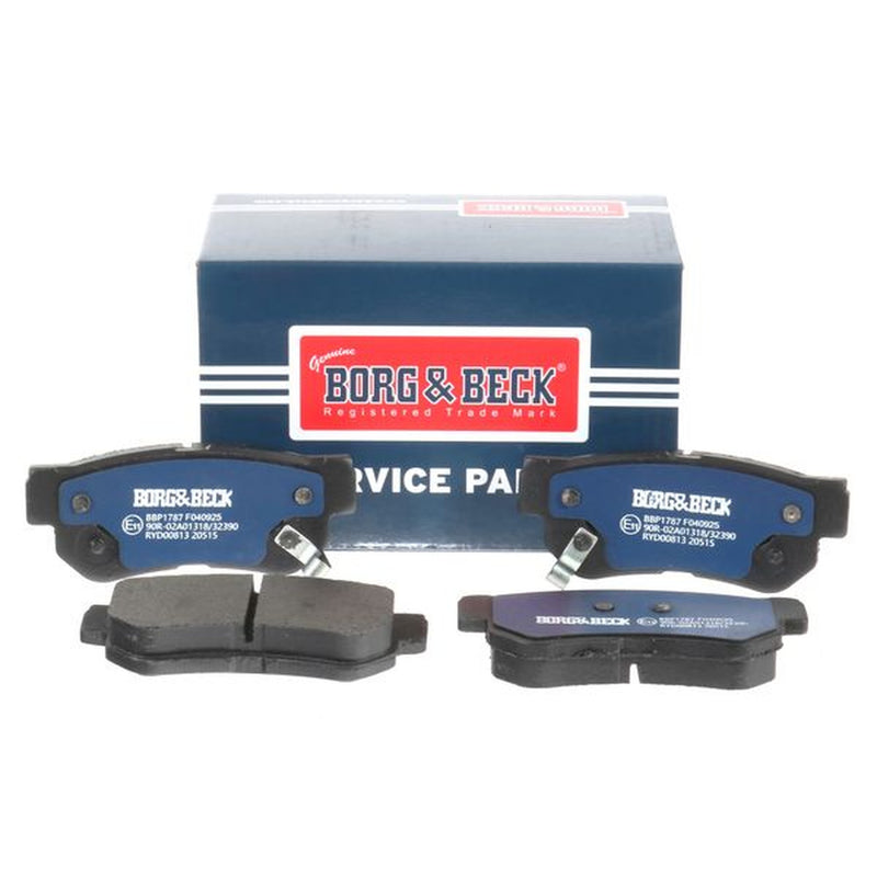 Borg & Beck 4 x Rear Brake Pad Set BBP1787