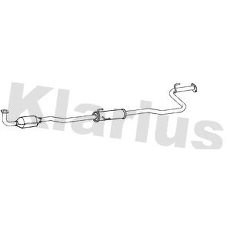 Klarius Catalyst Type Appr With Pipe 312511