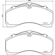 Textar Front Brake Pad Set 2924601
