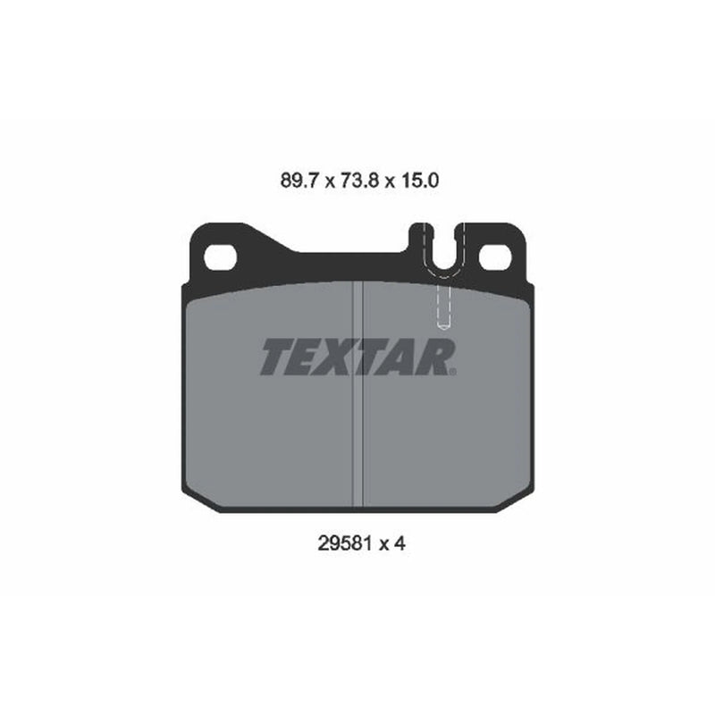 Textar Rear Brake Pad Set 2958104