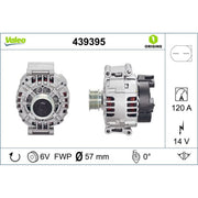 Valeo Car Alternator 12V 439395