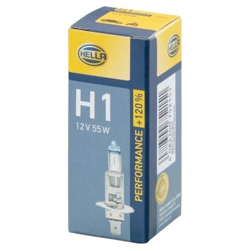 Hella Bulb H1 12V 55W P14.5S +120 8GH 8GH 223 498-011