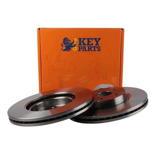 Key Parts 2 x Vented Front Brake Discs KBD4459