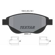 Textar Front Brake Pad Set 2509401