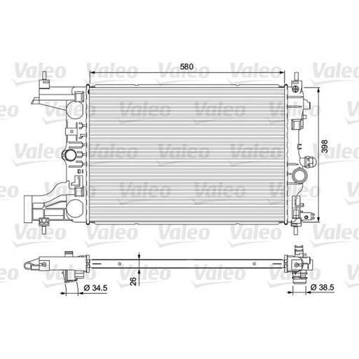 Valeo Engine Radiator 701723