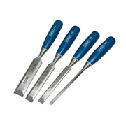 STANLEY® Hand Tools 5002 Bevel Edge Chisel Set, 4 Piece - 0-16-129