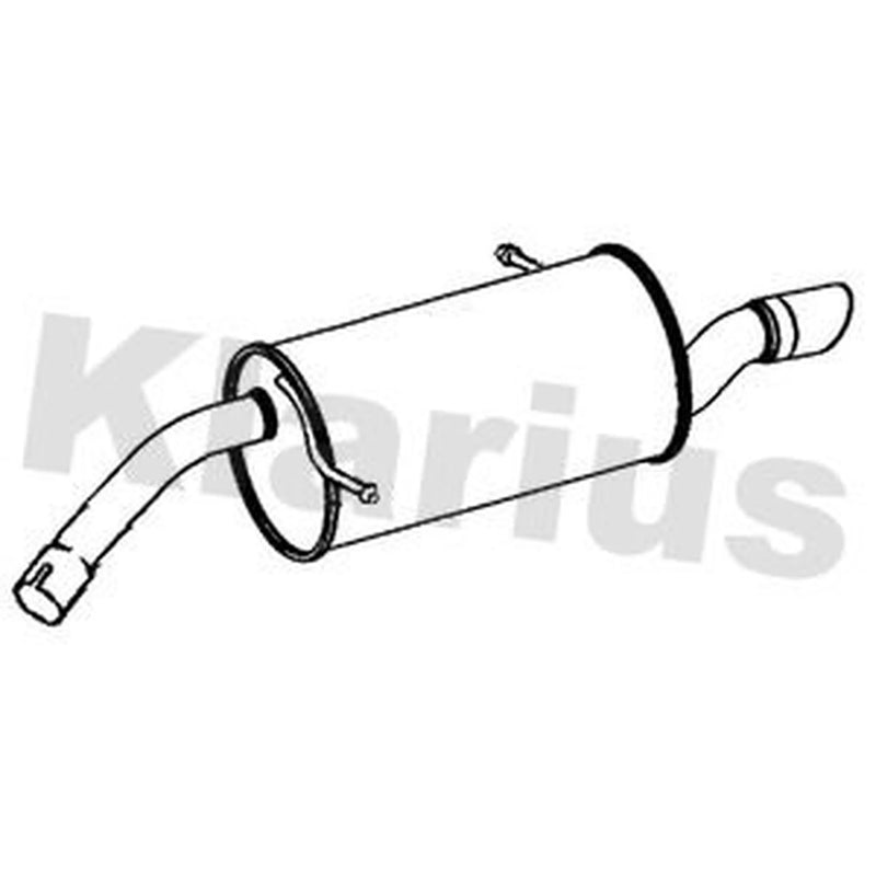 Klarius Box With Tail Pipe Rear FE1422A