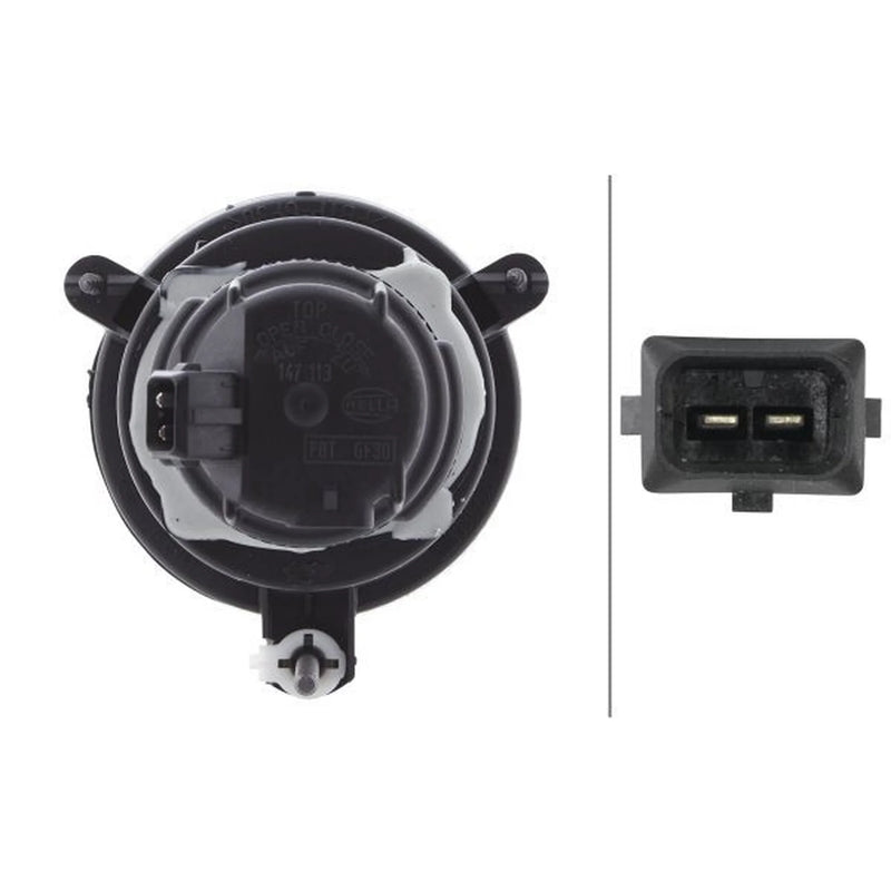 Hella Front Left Fog Light H3 1NL 007 186-061