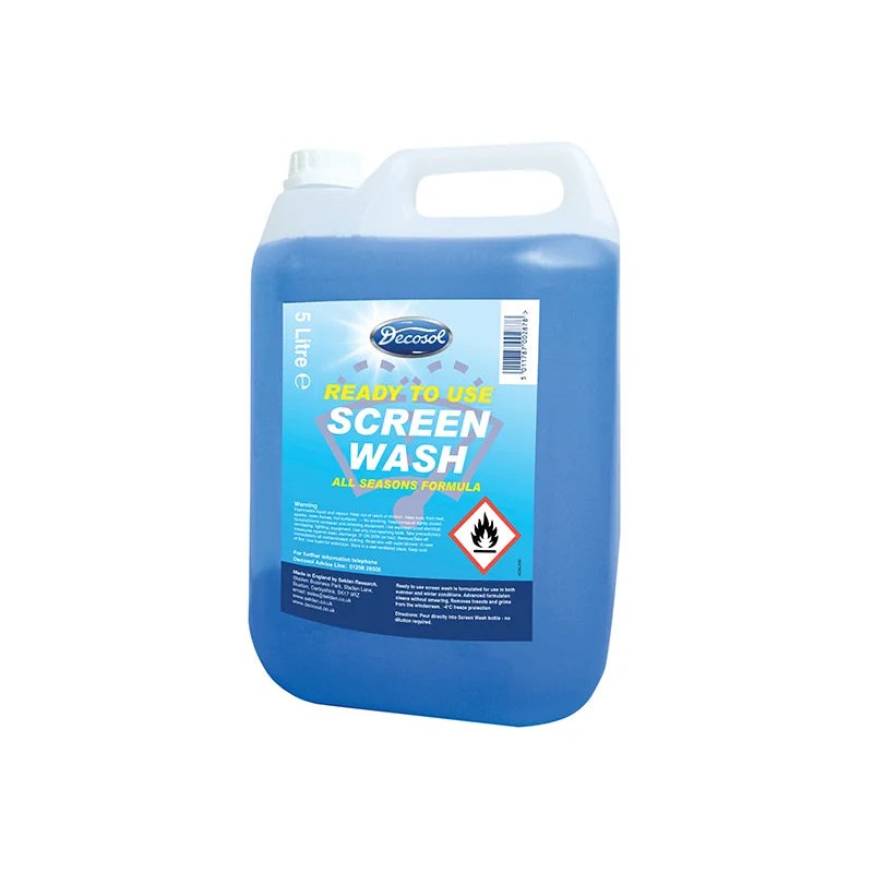 Decosol Ready Mixed Screenwash All Seasons Formula 5 litre - AD6LRM