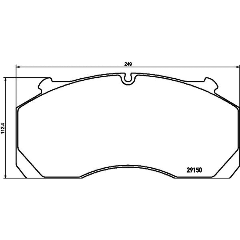 DON Front Brake Pad Set CVP081
