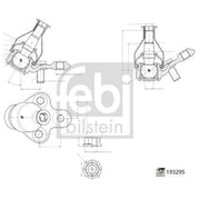 Febi Ball Joint Front Right 193295