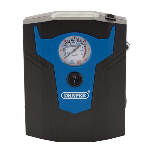 Draper 12V Analogue Tyre Inflator 13274 Draper  - Town Parts