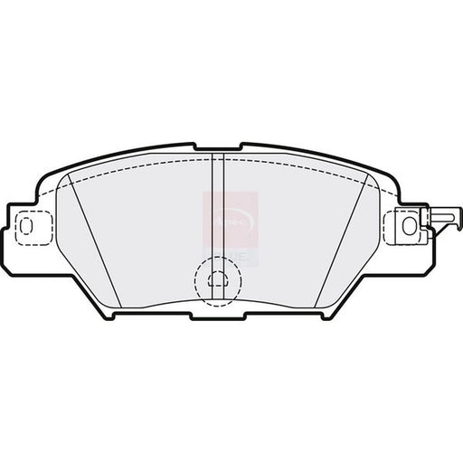 Apec Rear Brake Pad Set PD3778