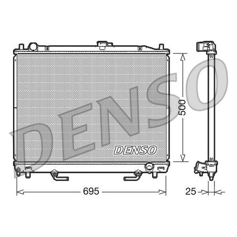 Denso Engine Radiator DRM45007