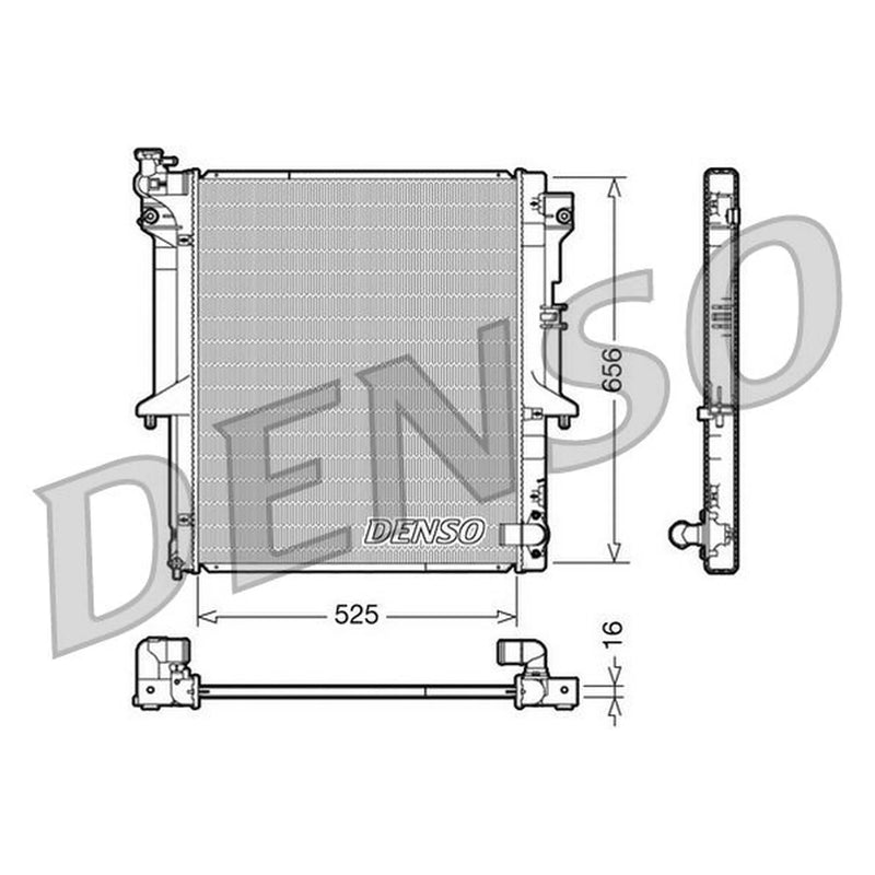 Denso Engine Radiator DRM45017