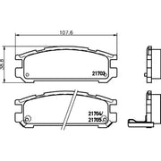 Mintex Rear Brake Pad Set MDB1497