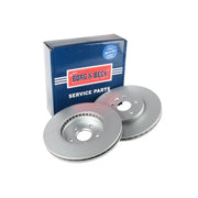 Borg & Beck 2 x Vented Front Brake Discs BBD5314