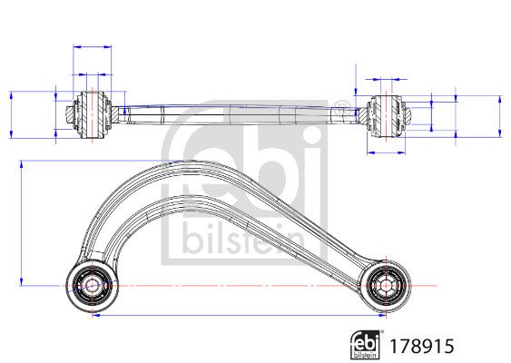 Febi Control/Trailing Arm Rear Right