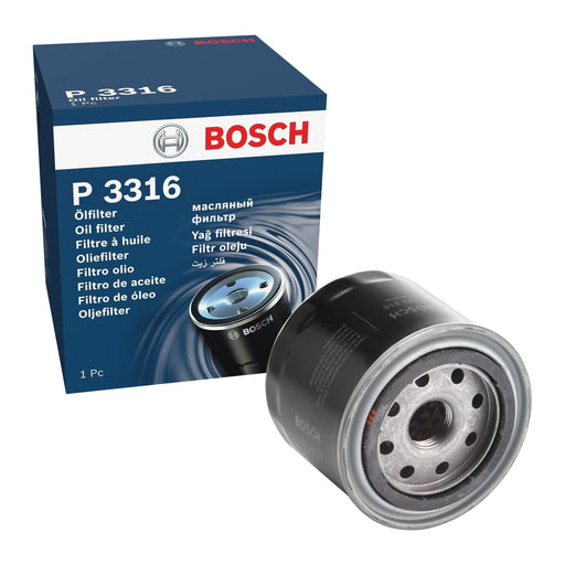 Genuine Bosch Car Oil Filter P3316 Fits Kia Sportage T-Gdi - 1.6 - 15- 045110331 Bosch  - Town Parts