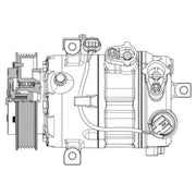Mahle Air Conditioning Compressor ACP 637 000P