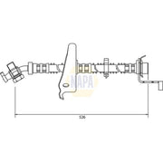 NAPA Brake Hydraulic Hose Line Front Right NBH1296