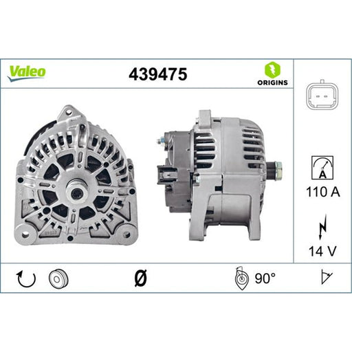 Valeo Car Alternator 12V 439475