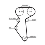 Gates Timing Belt & Water Pump Kit KP15419XS-2