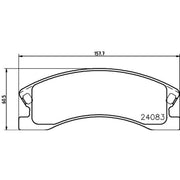 DON Front Brake Pad Set PCP1953