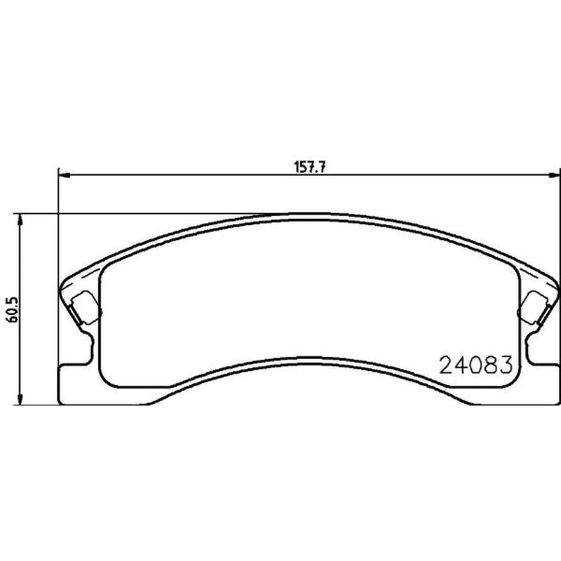DON Front Brake Pad Set PCP1953