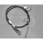 Borg & Beck Handbrake Cable Left Rear BKB1689