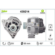 Valeo Car Alternator 12V 439214